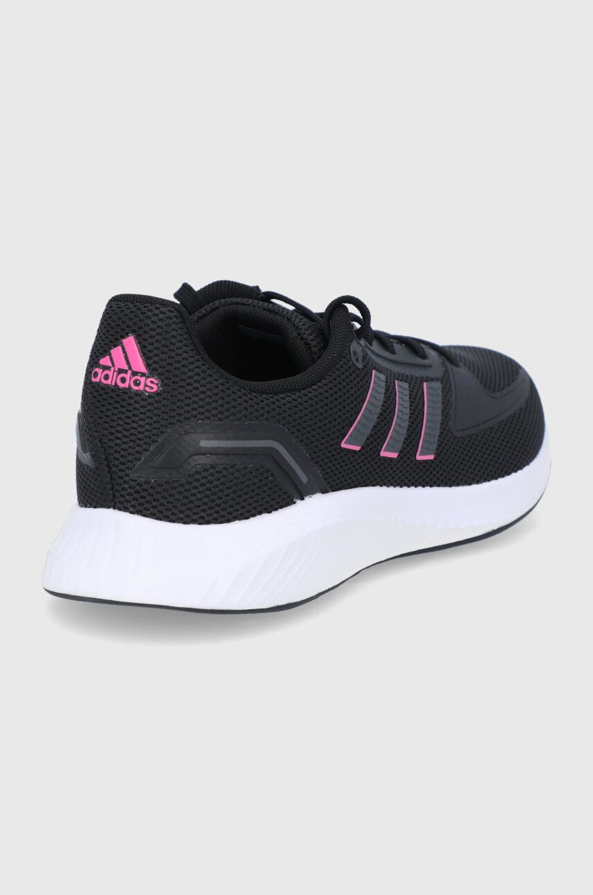 adidas Pantofi FY9624 culoarea negru cu toc plat - Pled.ro