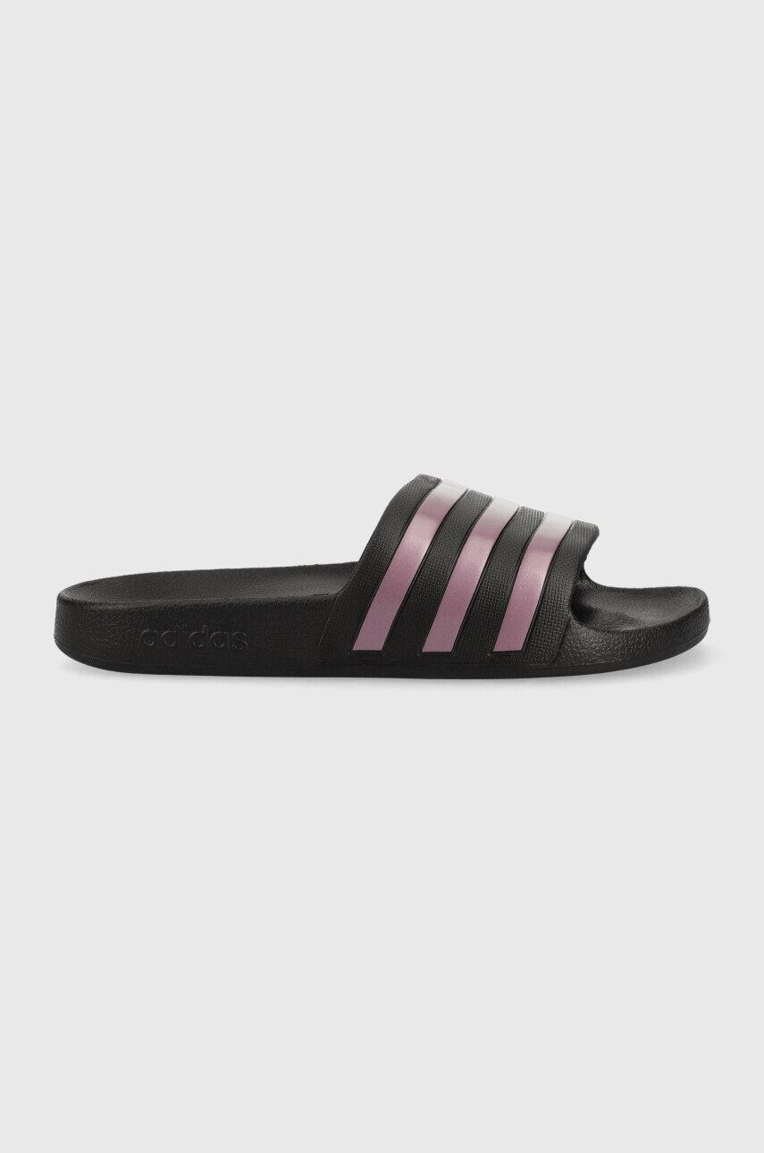 adidas papuci femei culoarea negru - Pled.ro