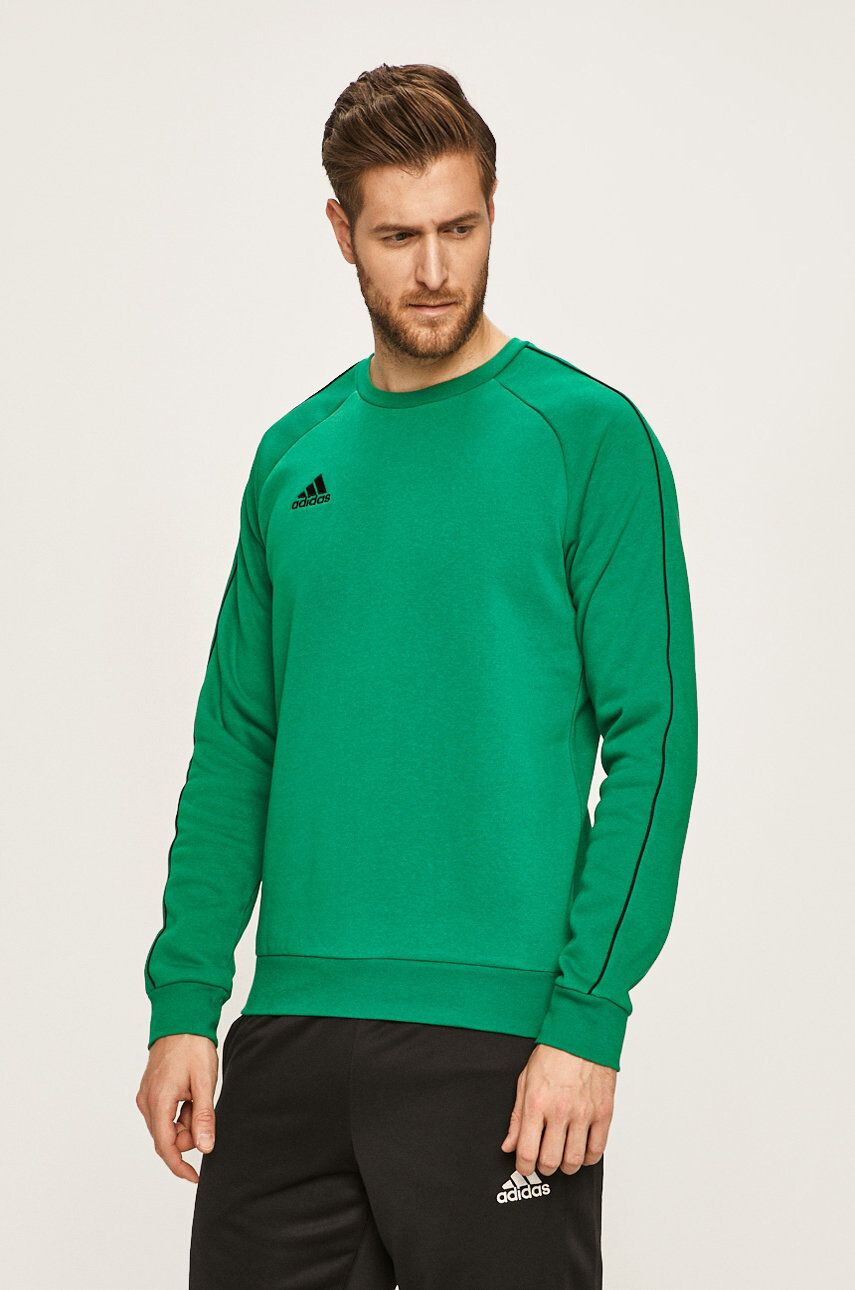 adidas Performance bluza barbati culoarea gri neted - Pled.ro