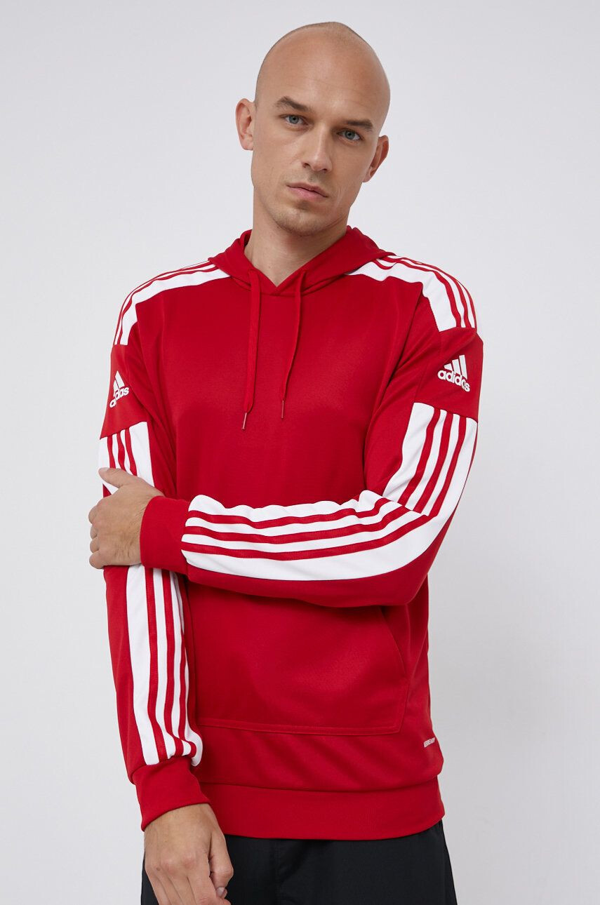 adidas Performance bluza barbati culoarea gri neted - Pled.ro