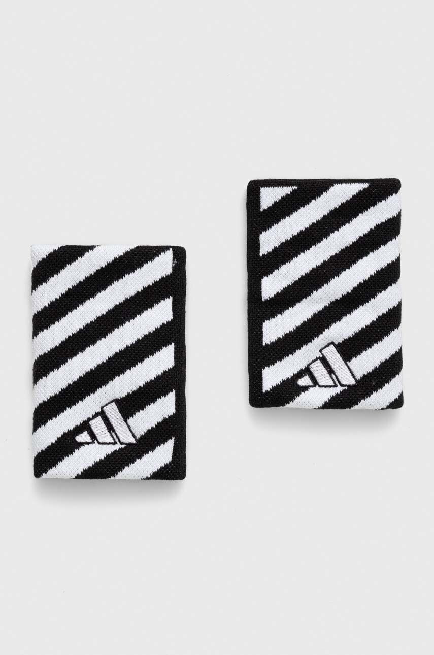 adidas Performance brățări 2-pack culoarea negru - Pled.ro