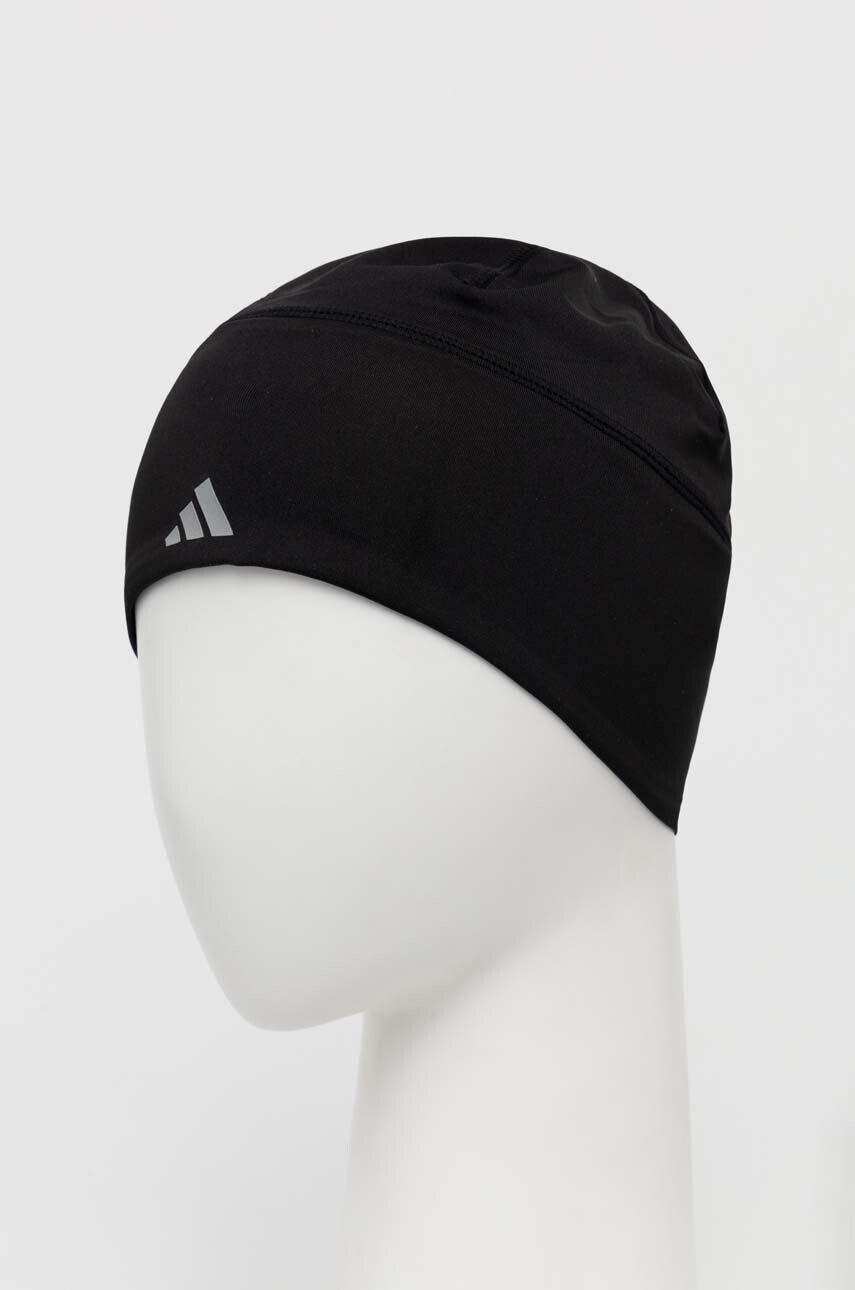 adidas Performance caciula culoarea negru din tesatura neteda - Pled.ro