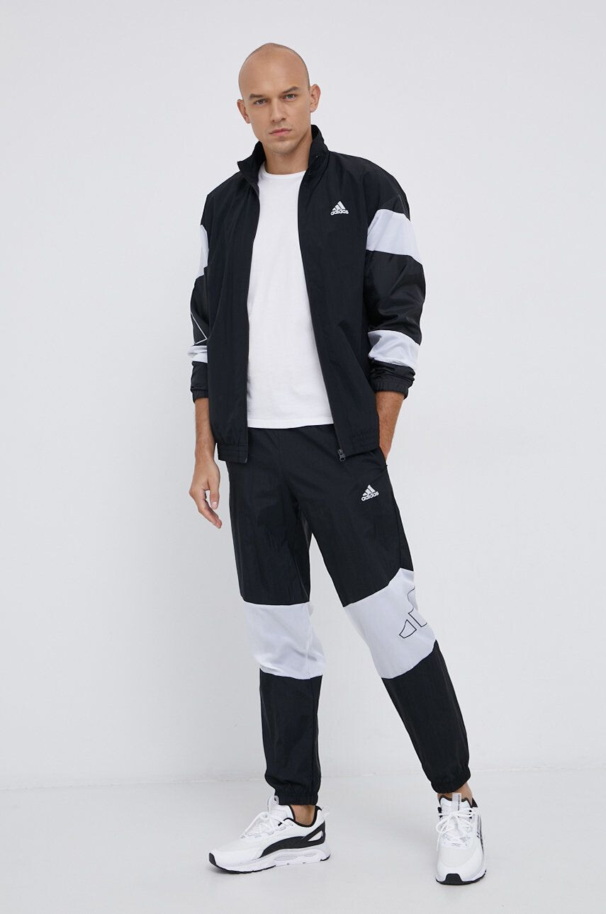 adidas Performance Compleu H42019 bărbați culoarea negru - Pled.ro