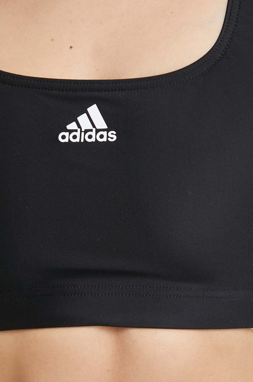 adidas Performance costum de baie din două piese culoarea negru cupa moale - Pled.ro