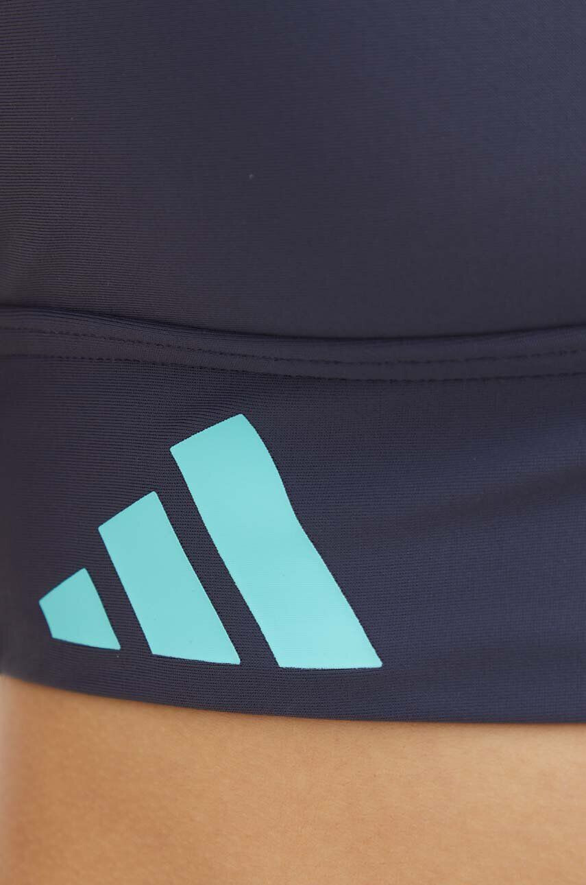 adidas Performance costum de baie din două piese Branded culoarea albastru marin cupa moale - Pled.ro