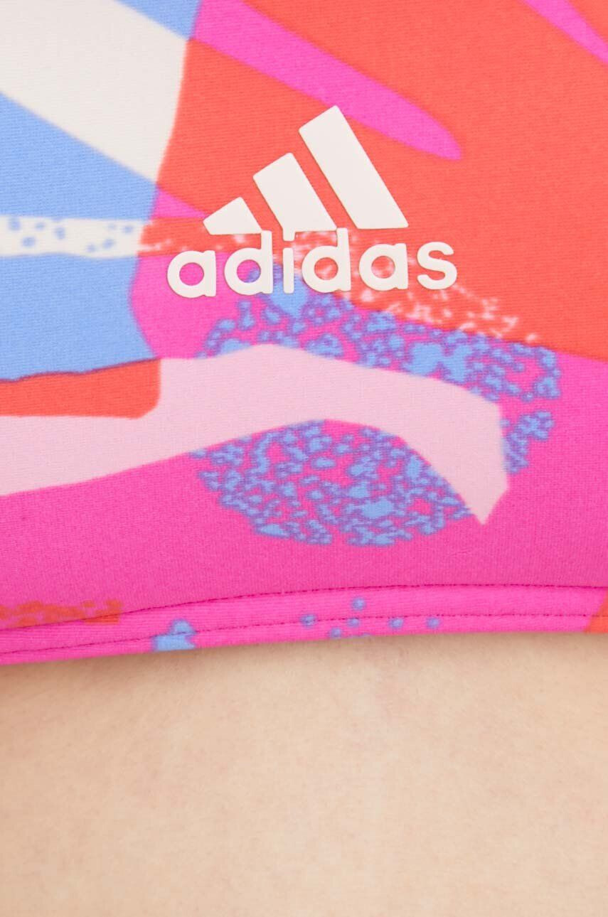 adidas Performance costum de baie din două piese Flower culoarea roz cupa usor rigidizata - Pled.ro