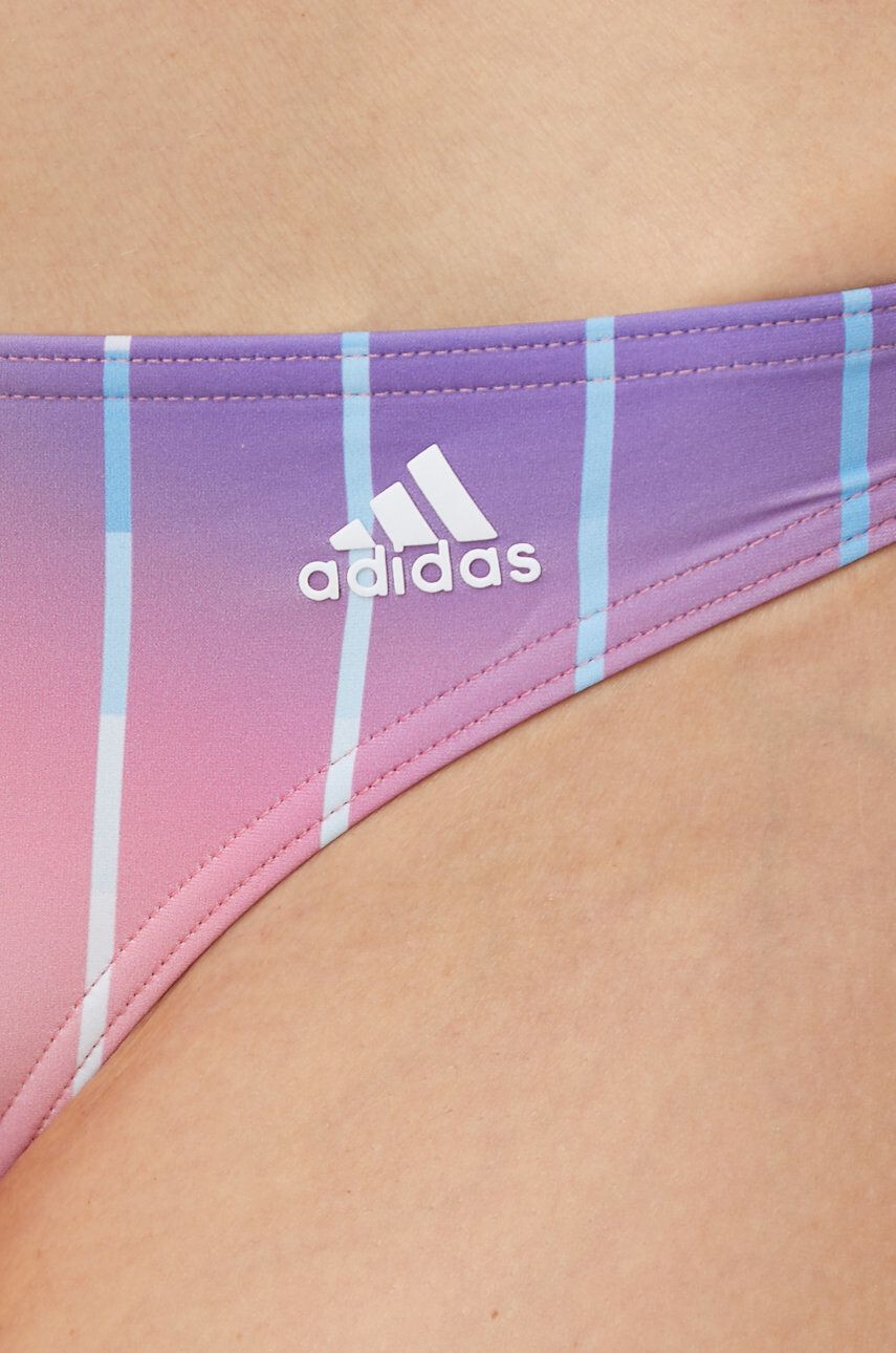 adidas Performance costum de baie Melbourne H59277 culoarea roz cupa usor rigidizata - Pled.ro