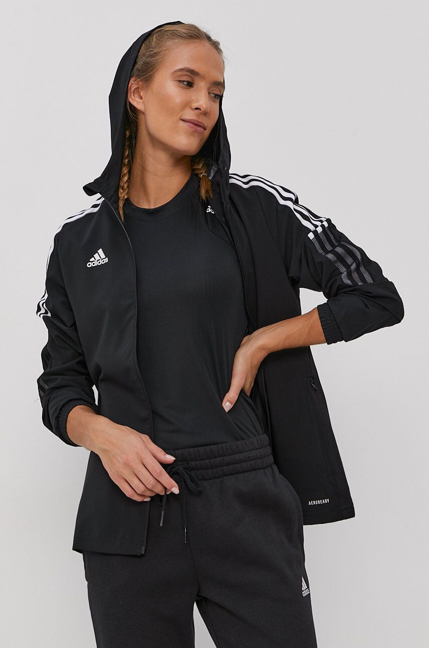 adidas Performance geaca barbati culoarea negru de tranzitie - Pled.ro