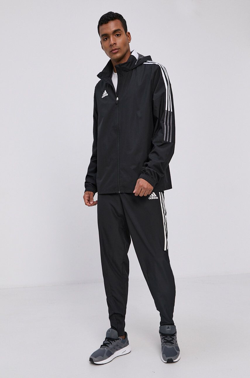 adidas Performance Geacă GH4466 bărbați culoarea negru de tranzitie - Pled.ro