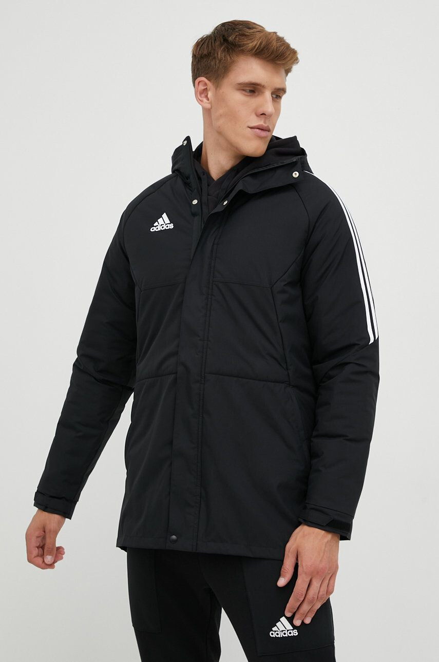 adidas Performance geaca barbati culoarea negru de iarna - Pled.ro