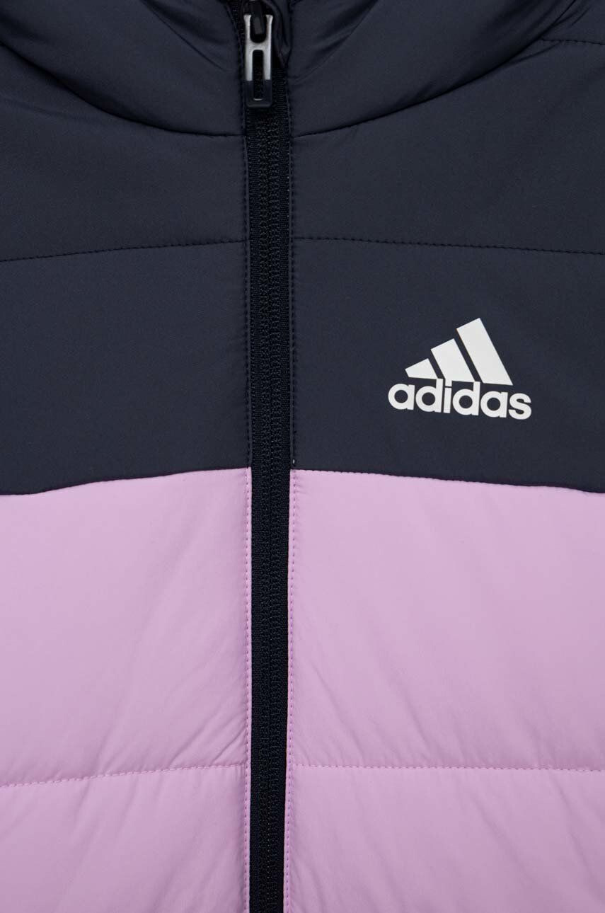 adidas Performance geaca copii culoarea violet - Pled.ro