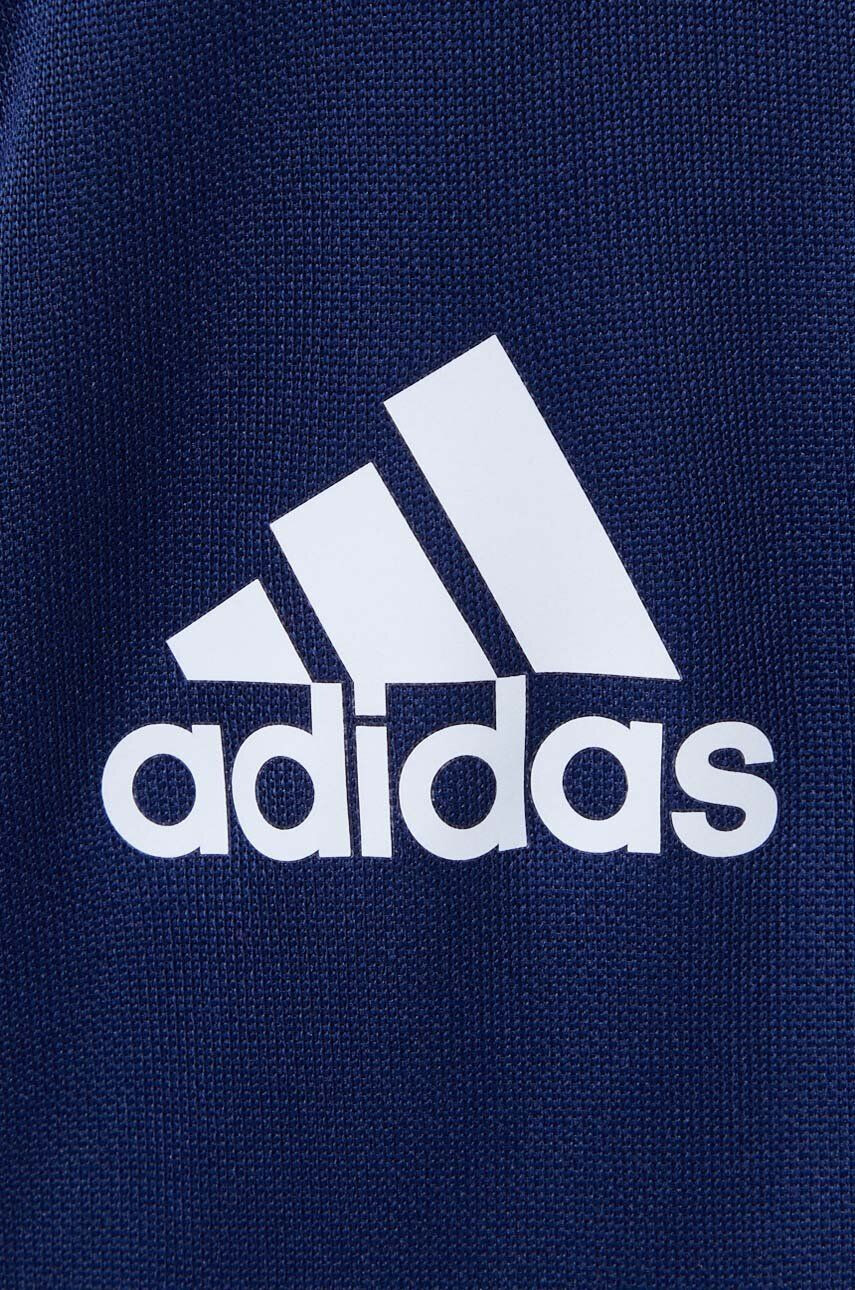 adidas Performance hanorac de antrenament culoarea albastru marin cu imprimeu - Pled.ro