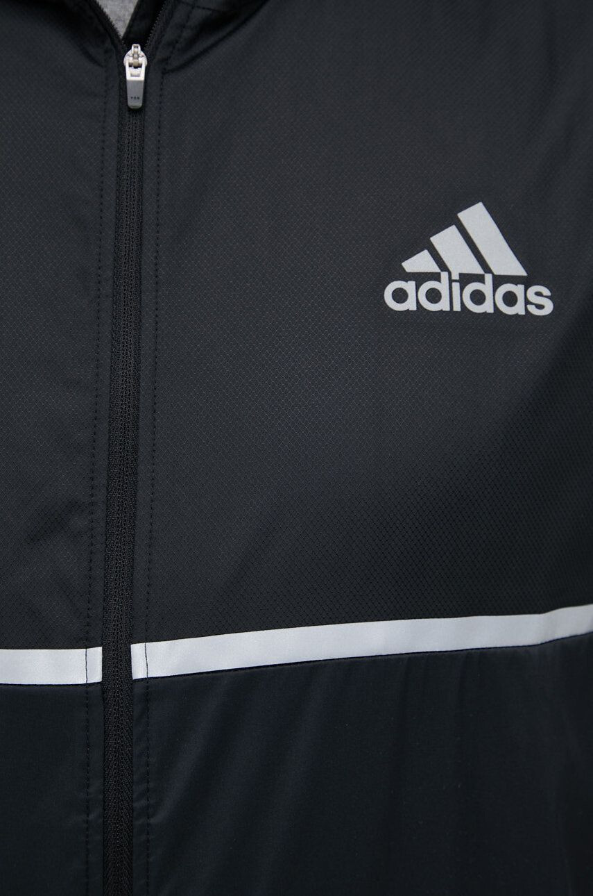 adidas Performance jachetă de alergare Own The Run culoarea negru de tranzitie - Pled.ro