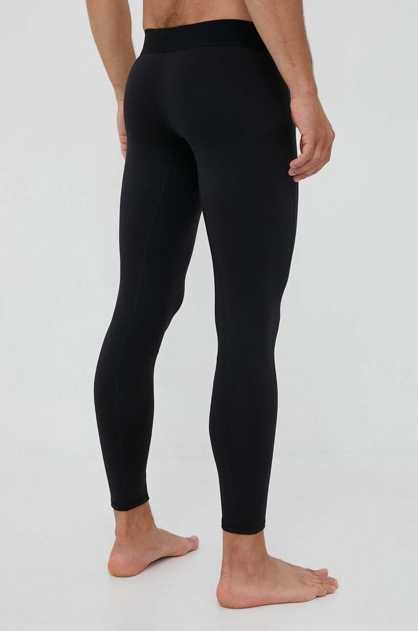 adidas Performance leggins de antrenament culoarea negru neted - Pled.ro