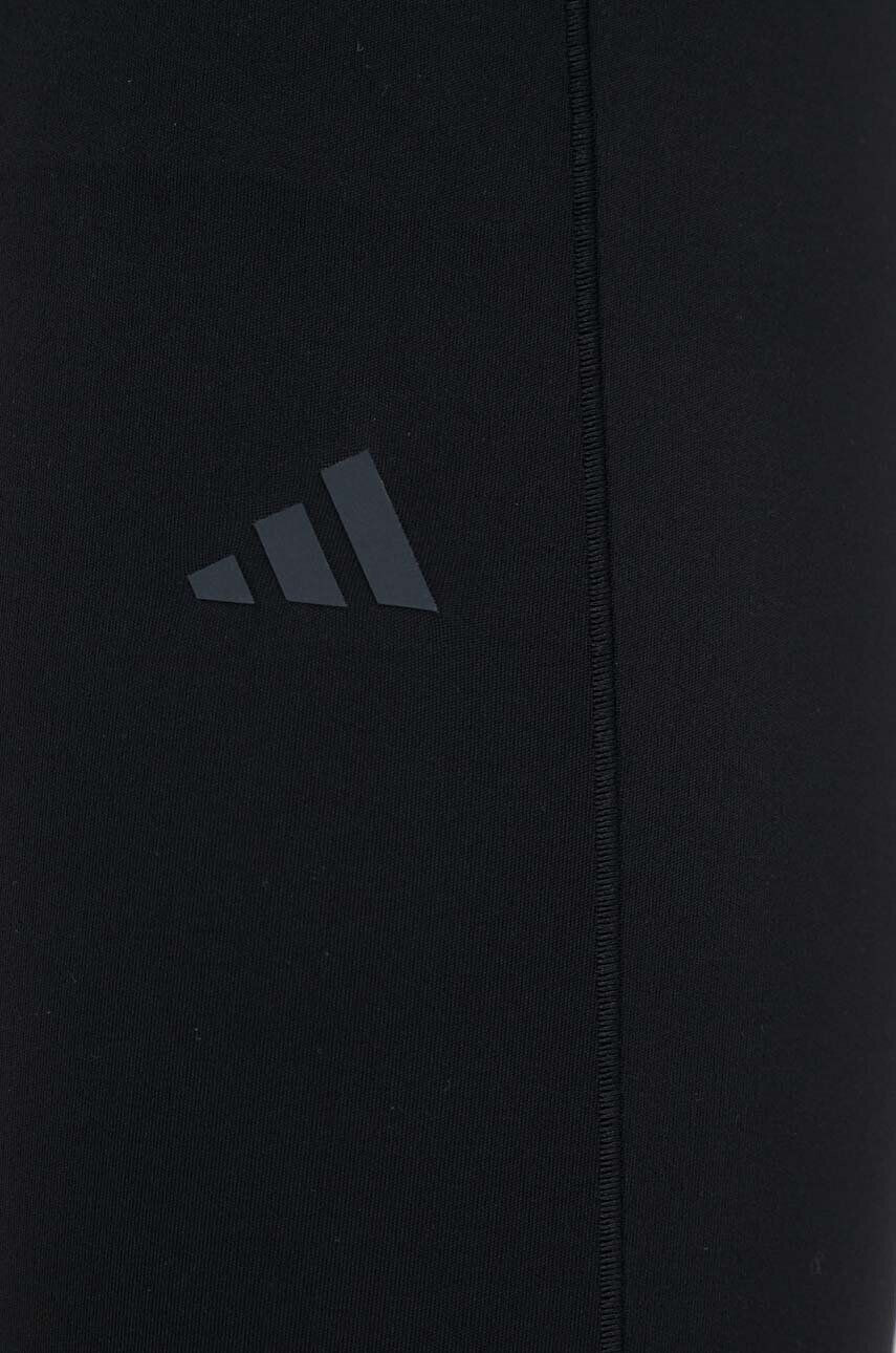 adidas Performance leggins de antrenament culoarea negru neted - Pled.ro