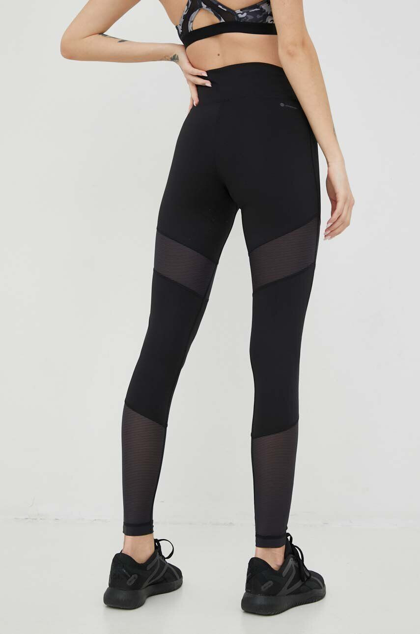 adidas Performance leggins de antrenament Dance femei culoarea negru neted - Pled.ro