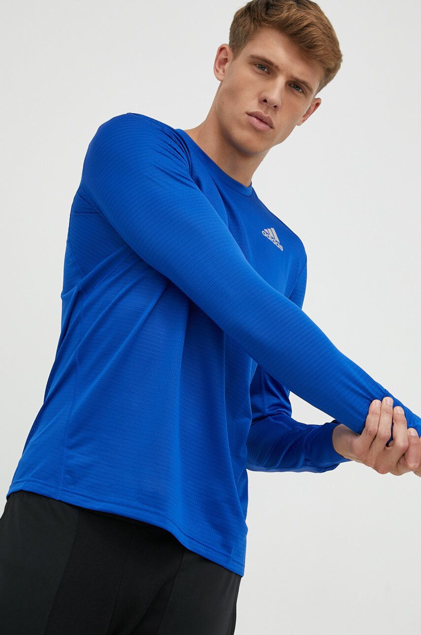 adidas Performance longsleeve pentru alergare Own The Run cu imprimeu - Pled.ro