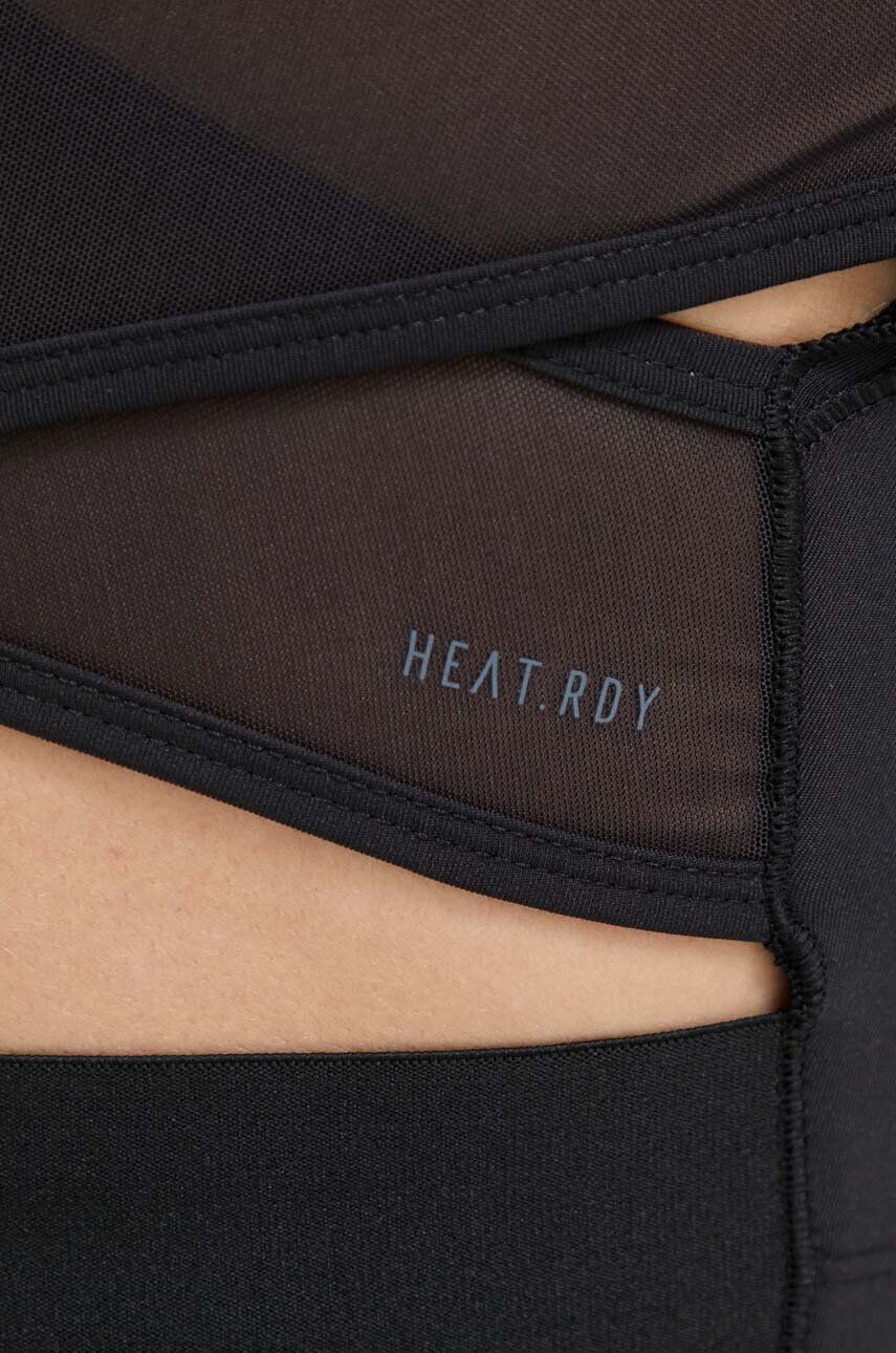 adidas Performance mânecă lungă de antrenament HIIT HEAT.RDY culoarea negru cu turtleneck - Pled.ro