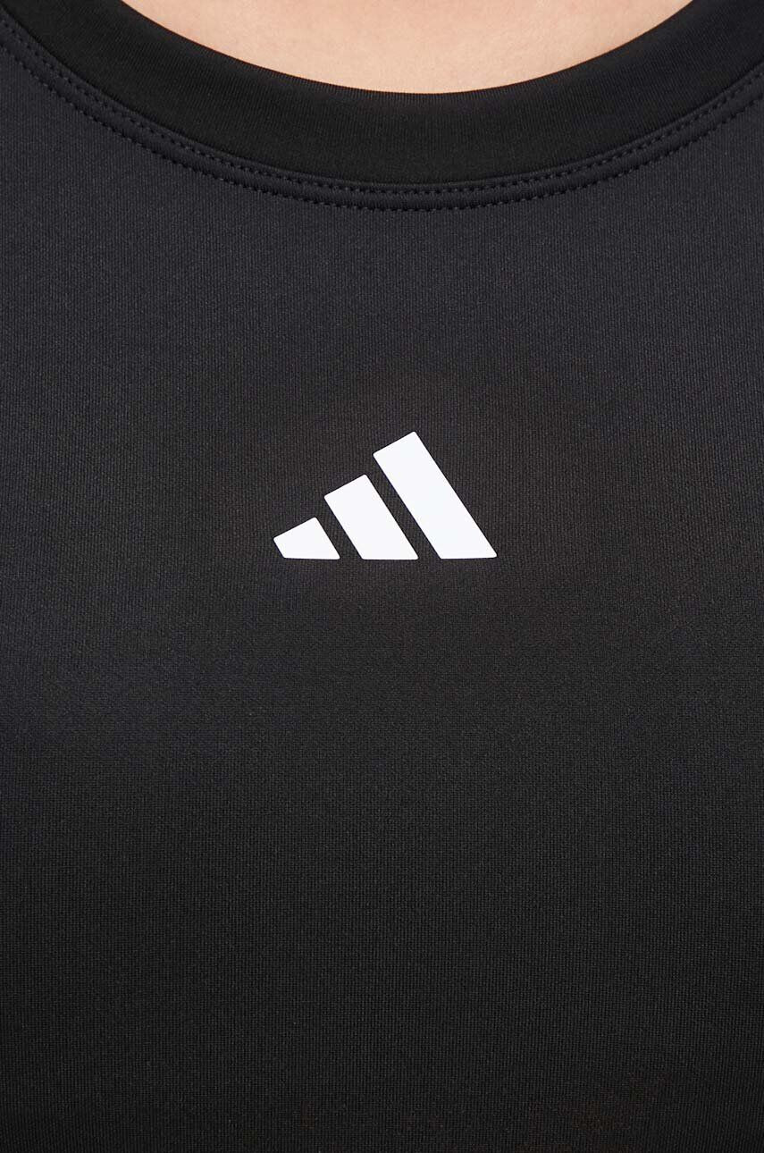 adidas Performance mânecă lungă de antrenament Hyperglam culoarea negru - Pled.ro