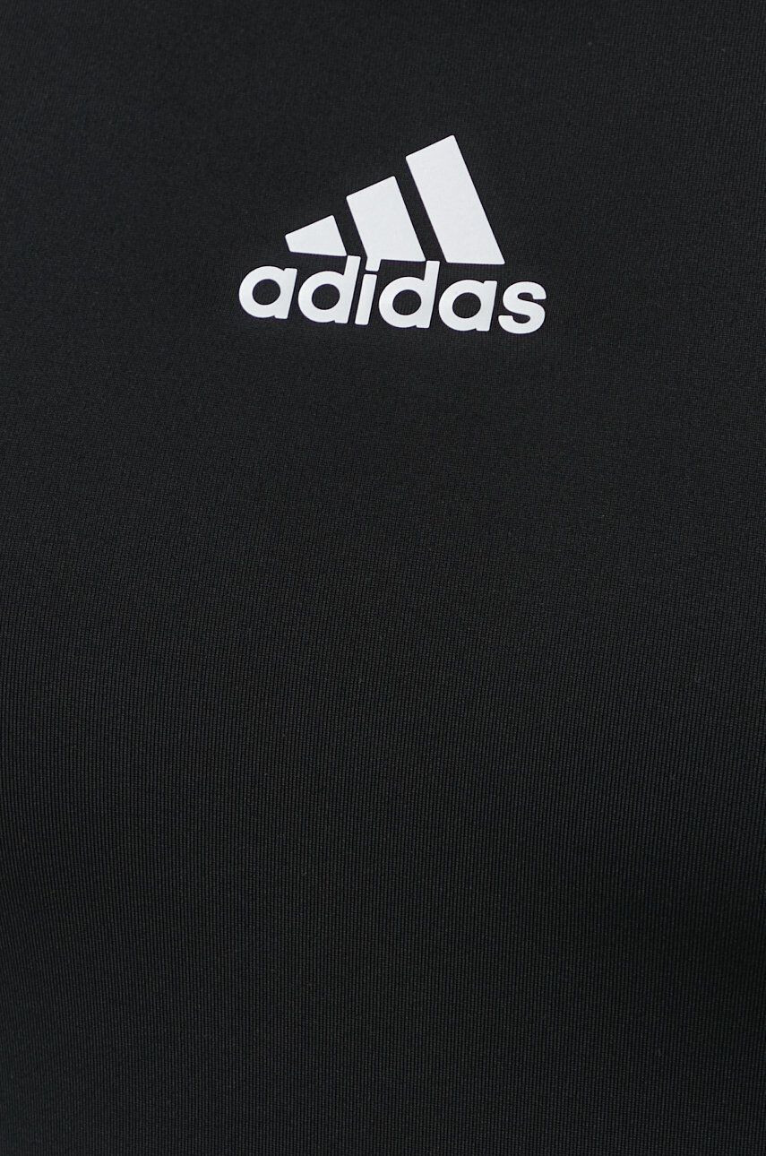 adidas Performance mânecă lungă de antrenament culoarea negru neted - Pled.ro