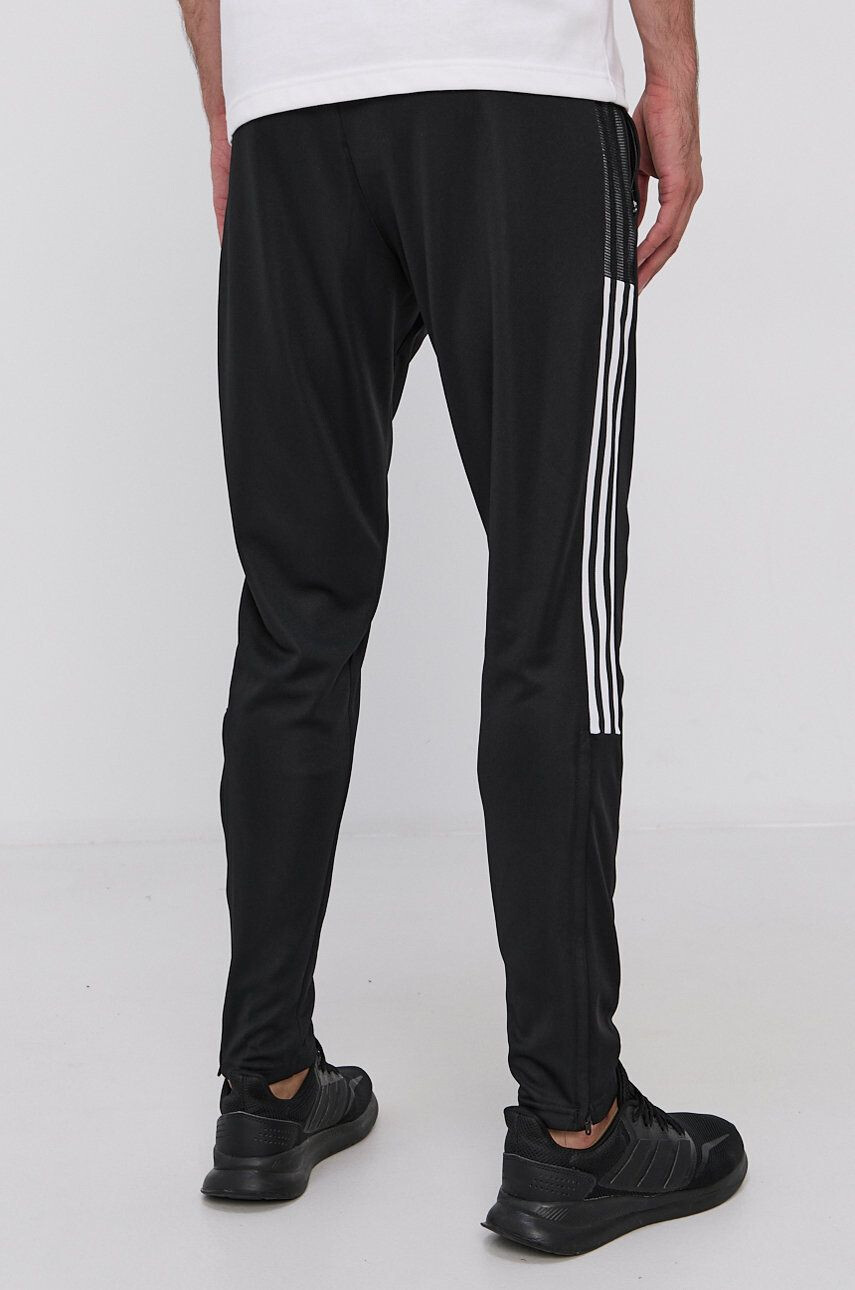 adidas Performance Pantaloni GH7305 bărbați culoarea negru cu imprimeu - Pled.ro