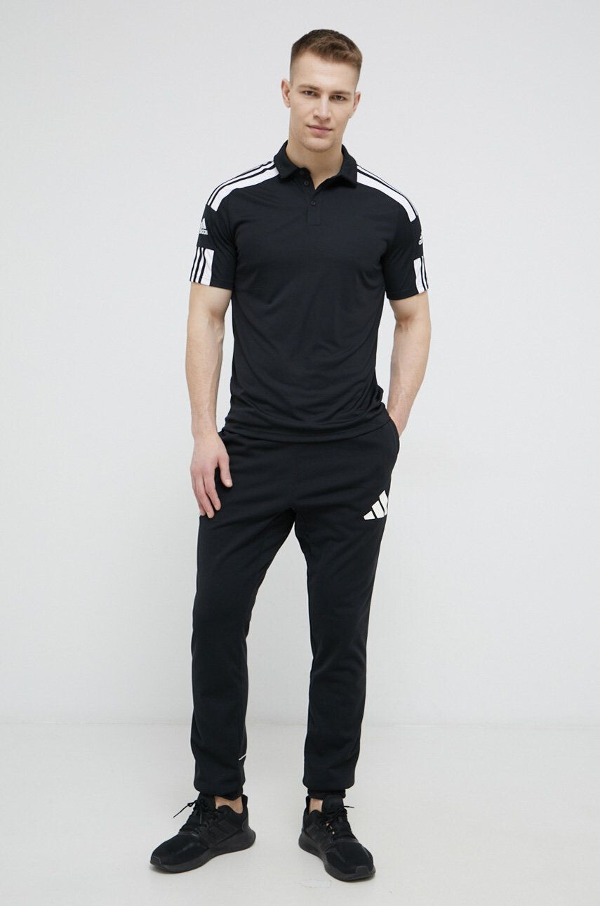 adidas Performance pantaloni sport HB5449 barbati culoarea negru neted - Pled.ro