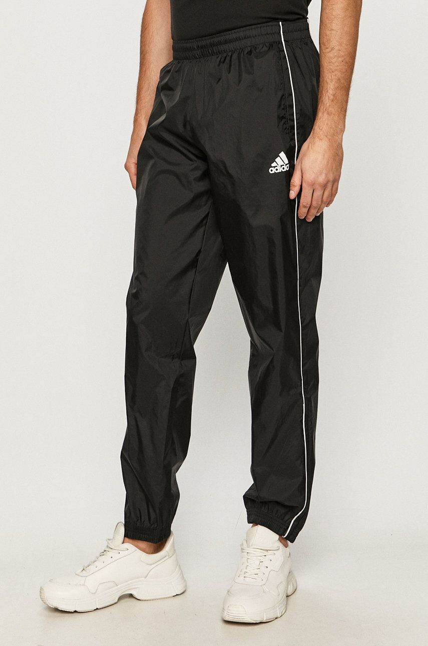 adidas Performance pantaloni de antrenament Core barbati culoarea negru neted - Pled.ro