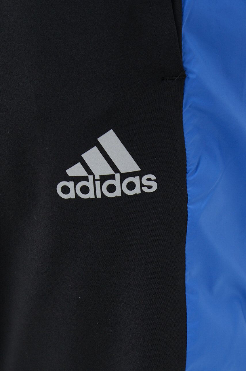 adidas Performance pantaloni de alergare barbati culoarea negru modelator - Pled.ro