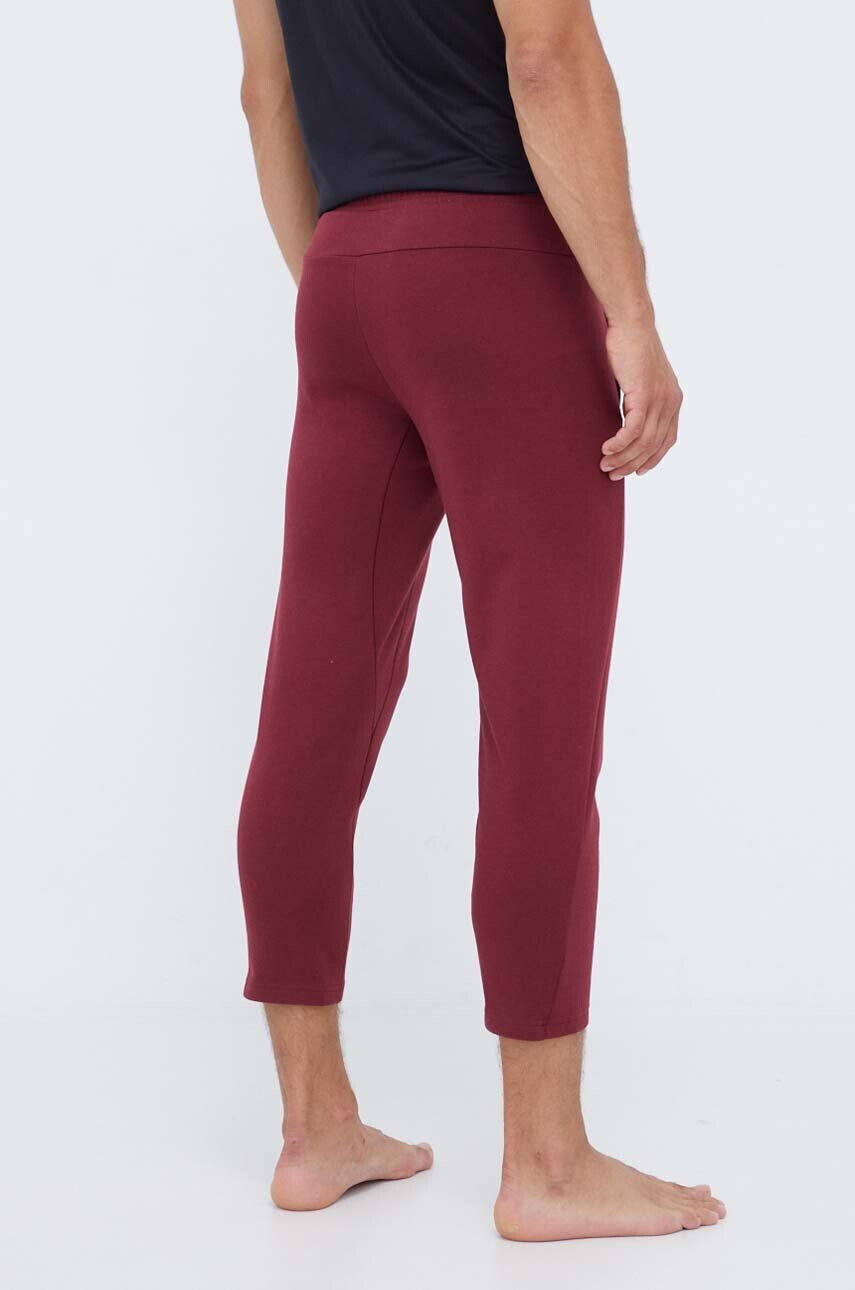 adidas Performance pantaloni de antrenament Base culoarea bordo neted - Pled.ro