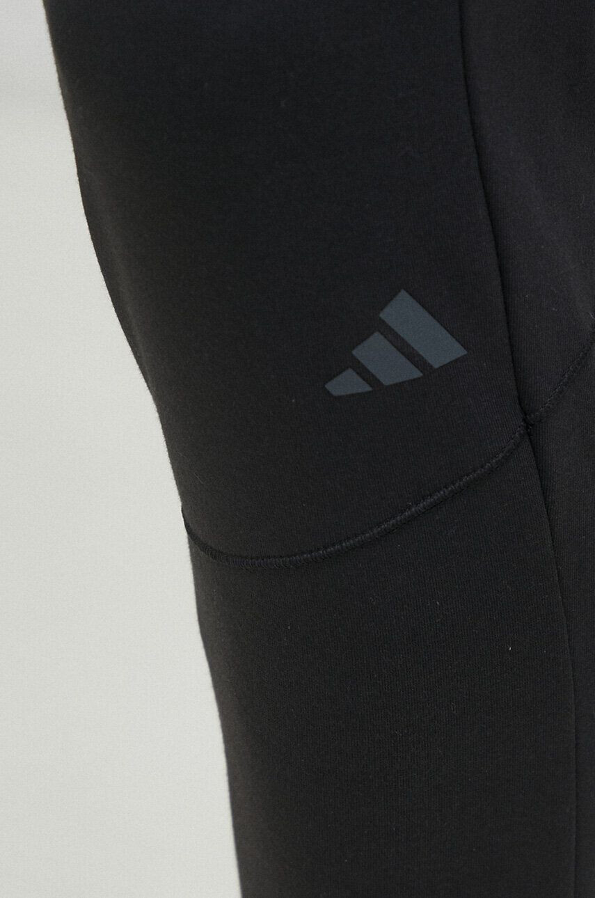 adidas Performance pantaloni de antrenament Designed for Training culoarea negru neted - Pled.ro