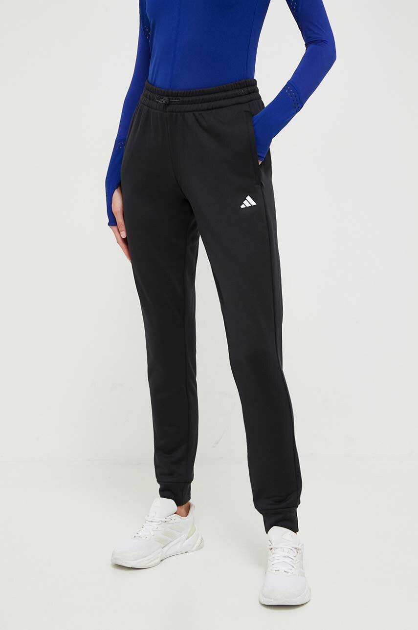 adidas Performance pantaloni de antrenament Game and Go culoarea negru neted - Pled.ro