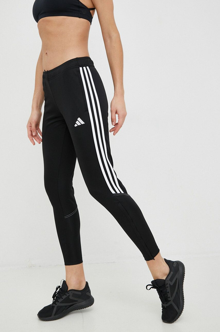 adidas Performance pantaloni de antrenament Tiro 23 femei culoarea negru cu imprimeu - Pled.ro