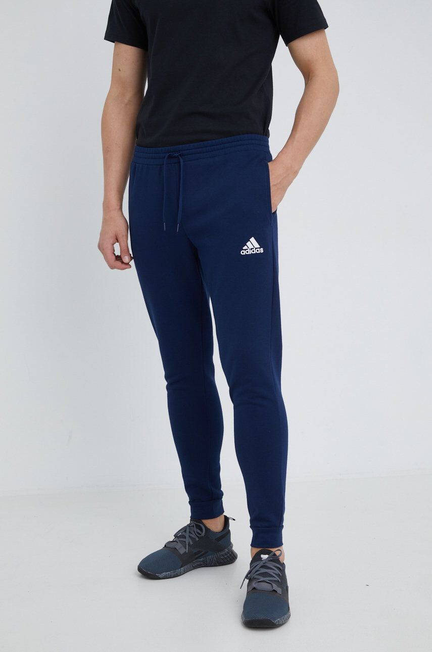 adidas Performance pantaloni de trening H57529 barbati culoarea albastru marin cu imprimeu - Pled.ro