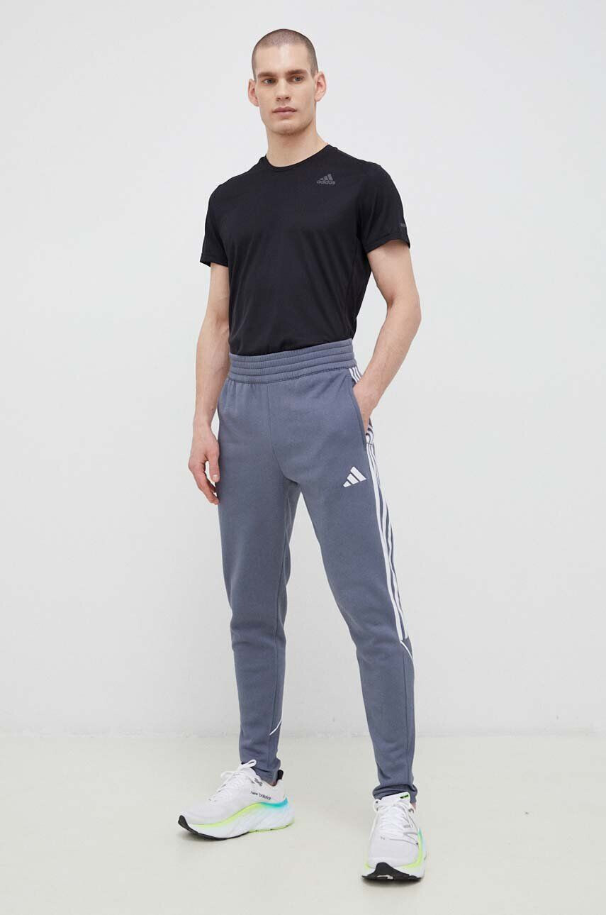 adidas Performance pantaloni de trening Tiro 23 culoarea gri cu imprimeu - Pled.ro