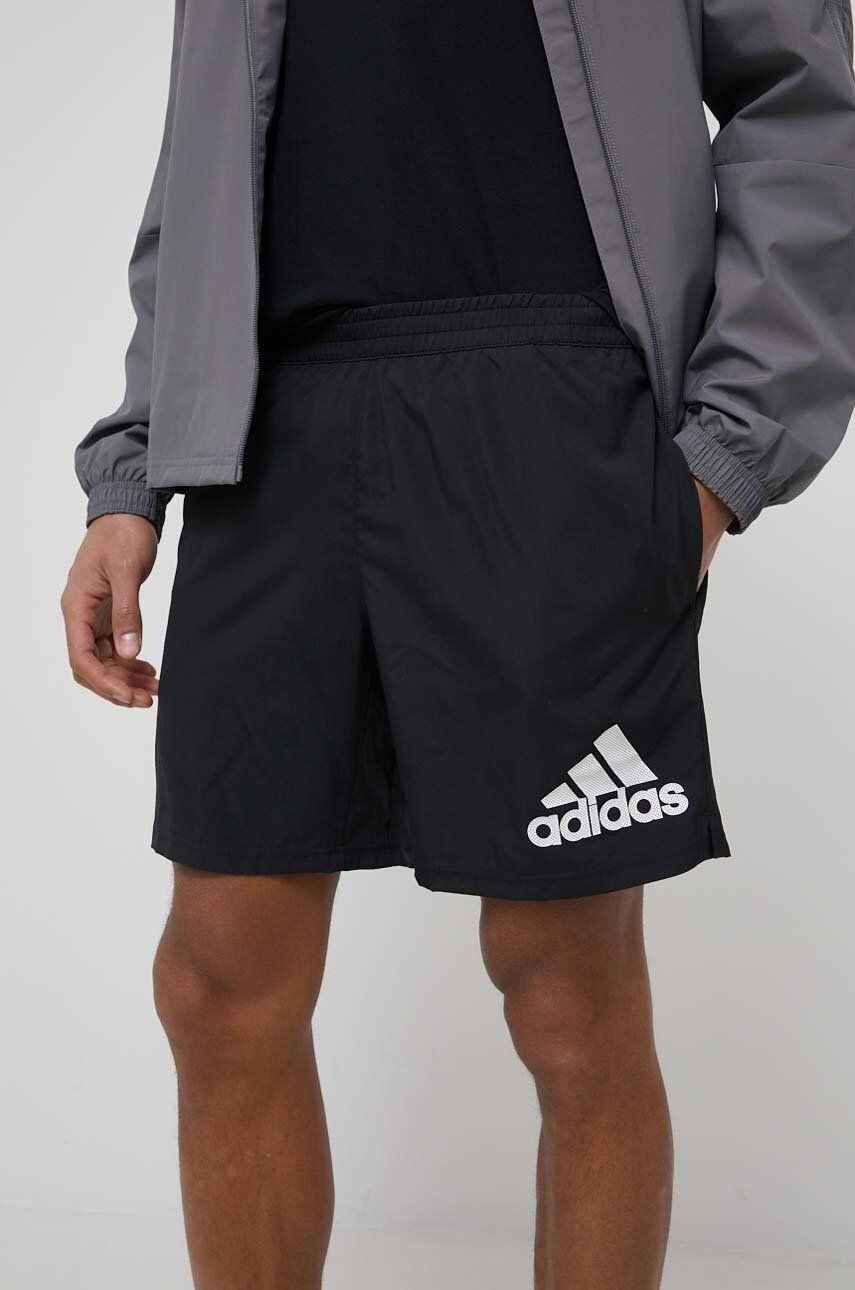 adidas Performance pantaloni scurți de alergare H59883 barbati culoarea negru - Pled.ro