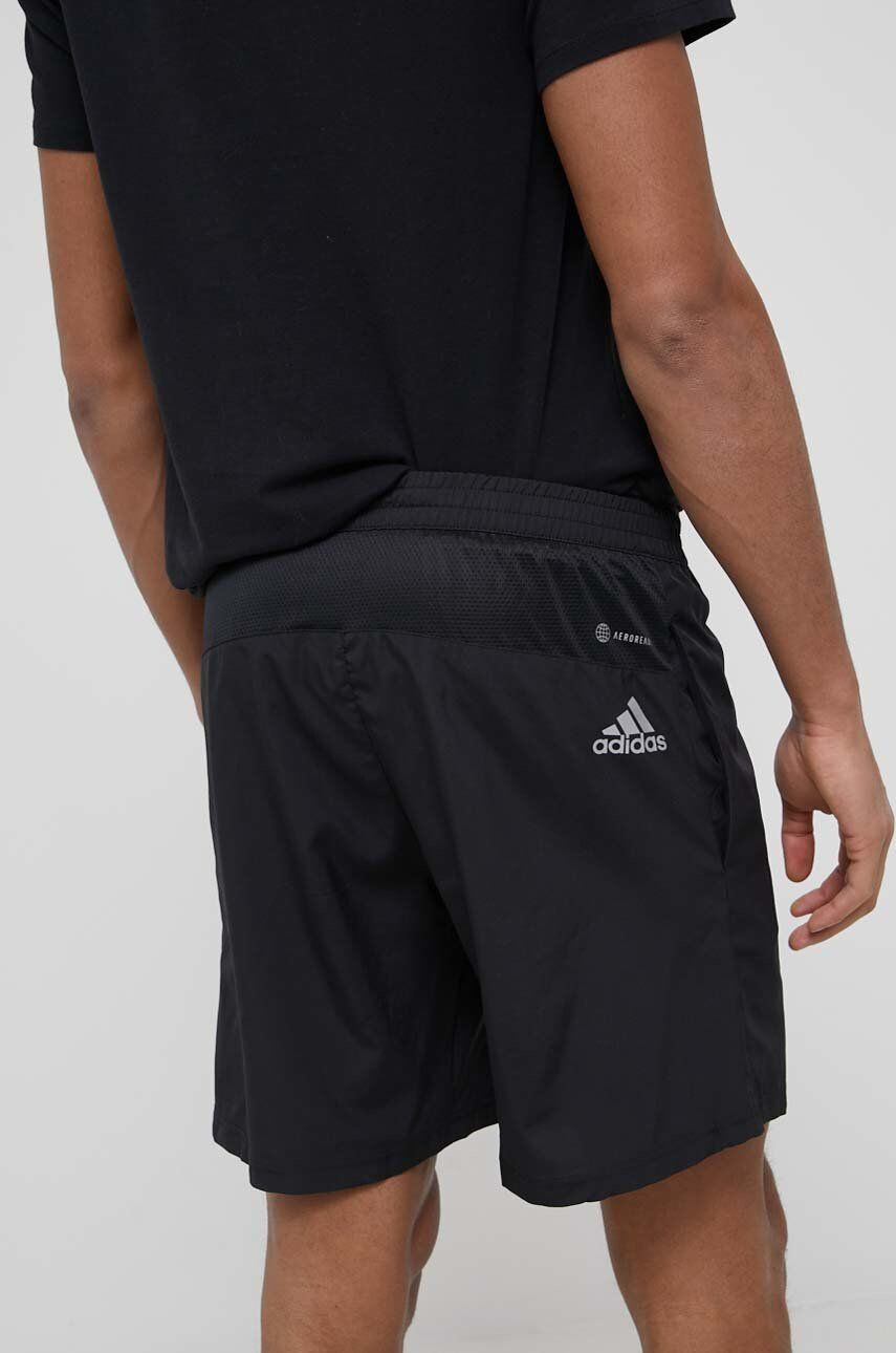 adidas Performance pantaloni scurți de alergare H59883 barbati culoarea negru - Pled.ro