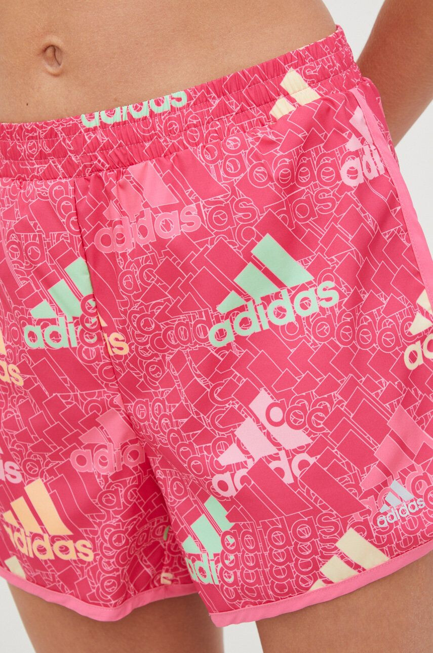 adidas Performance pantaloni scurți de alergare Brand Love - Pled.ro