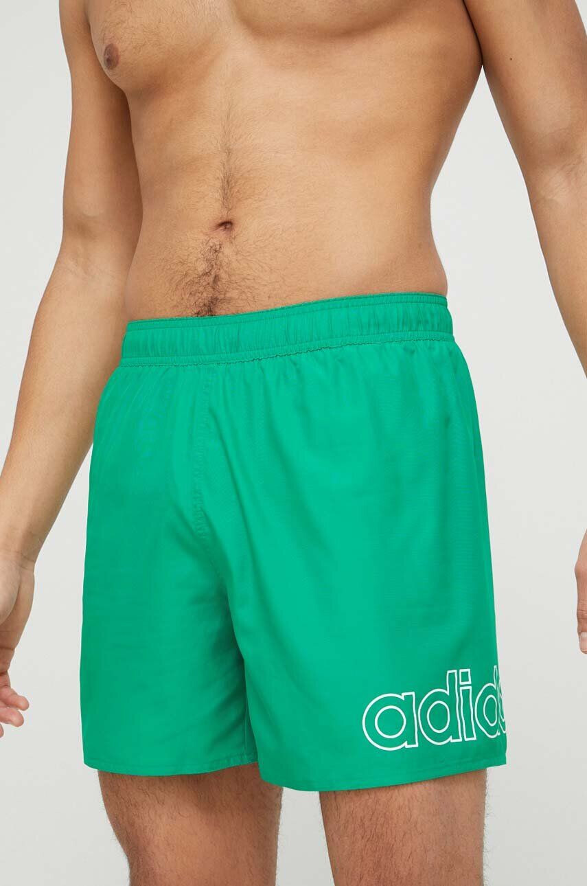 adidas Performance pantaloni scurti de baie culoarea verde - Pled.ro