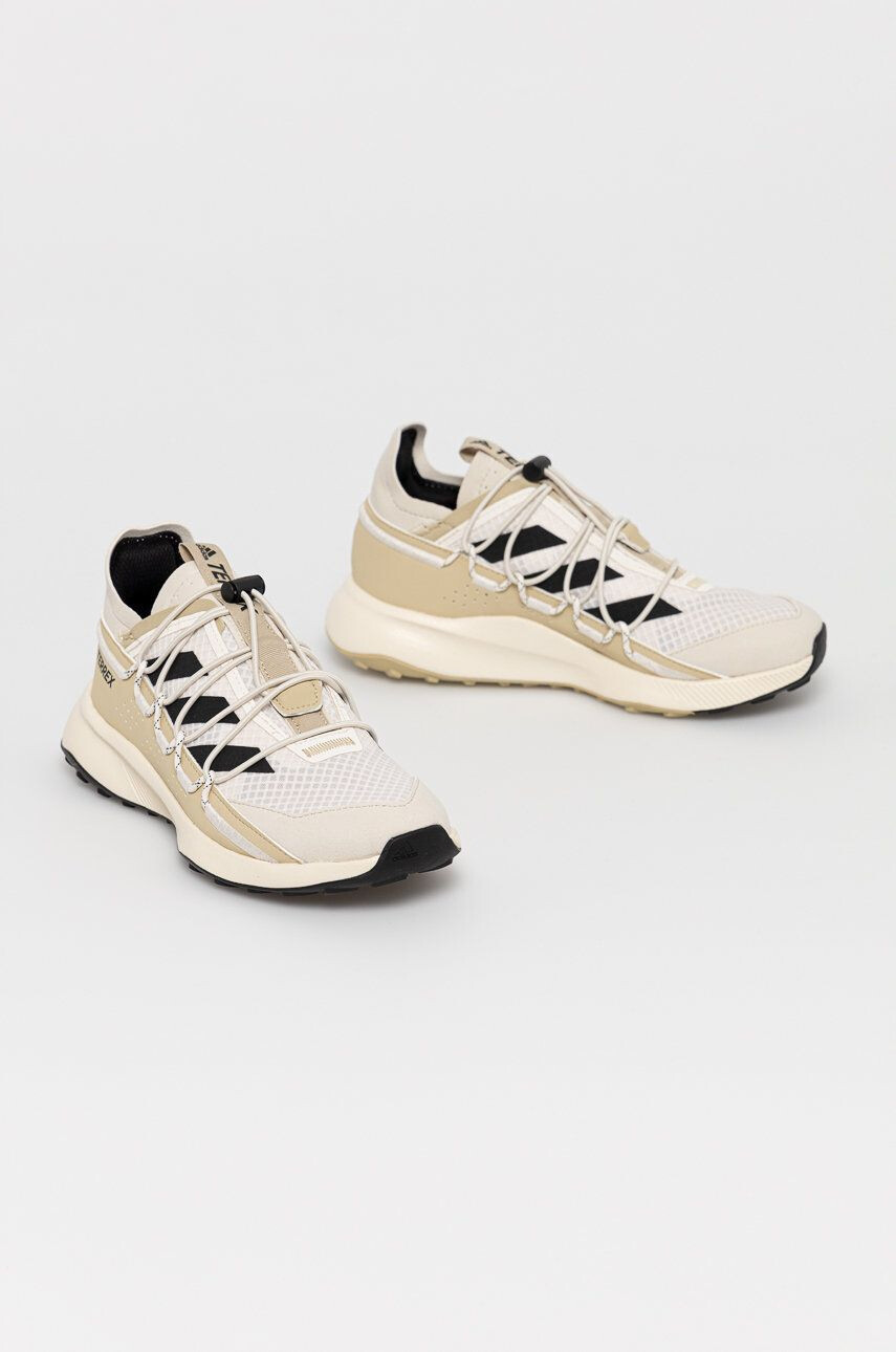 adidas TERREX Adidas Performance Pantofi FZ2230 femei culoarea galben FZ2230-WHT/BLK - Pled.ro