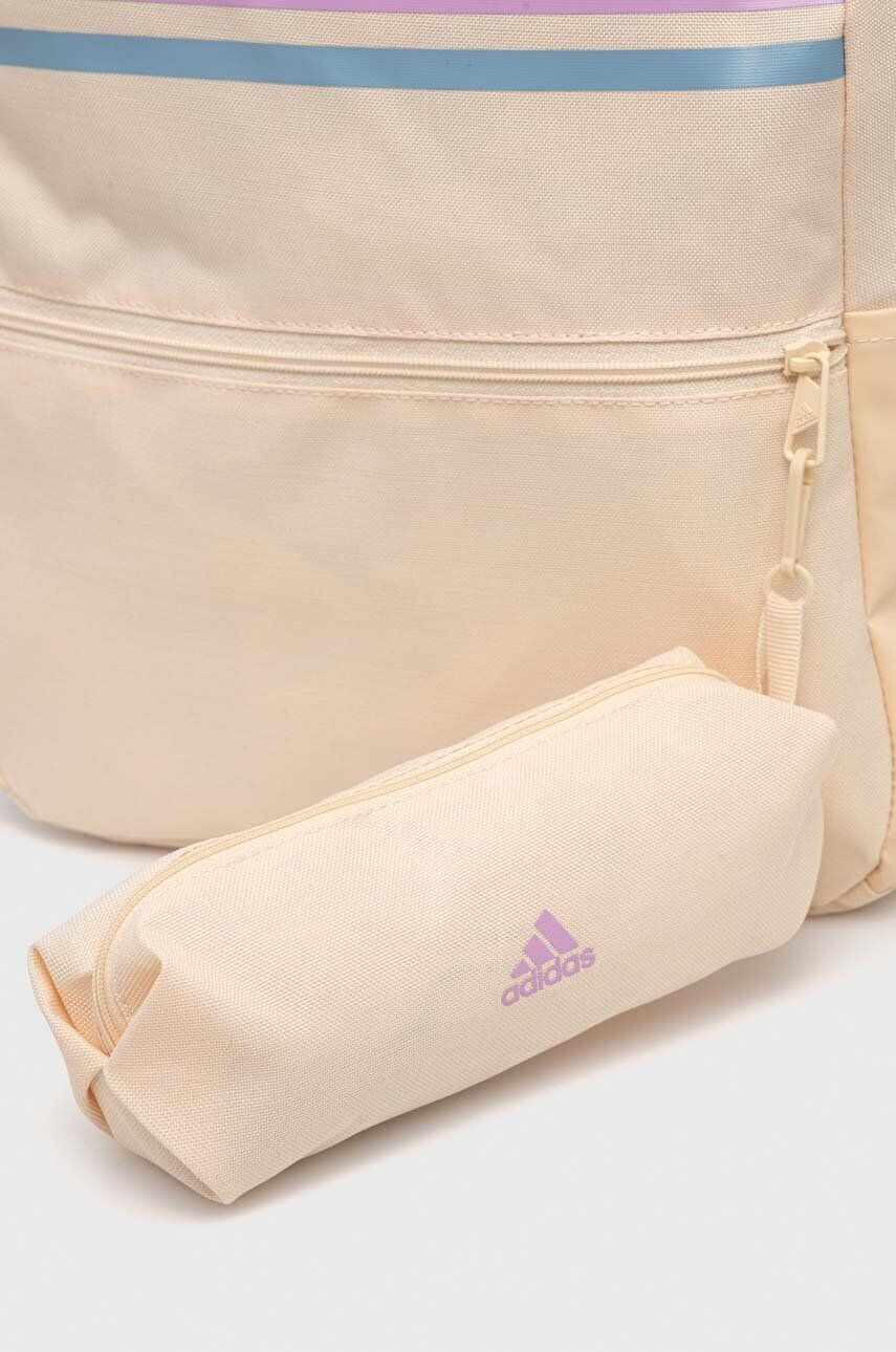 adidas Performance rucsac culoarea bej mare cu imprimeu - Pled.ro