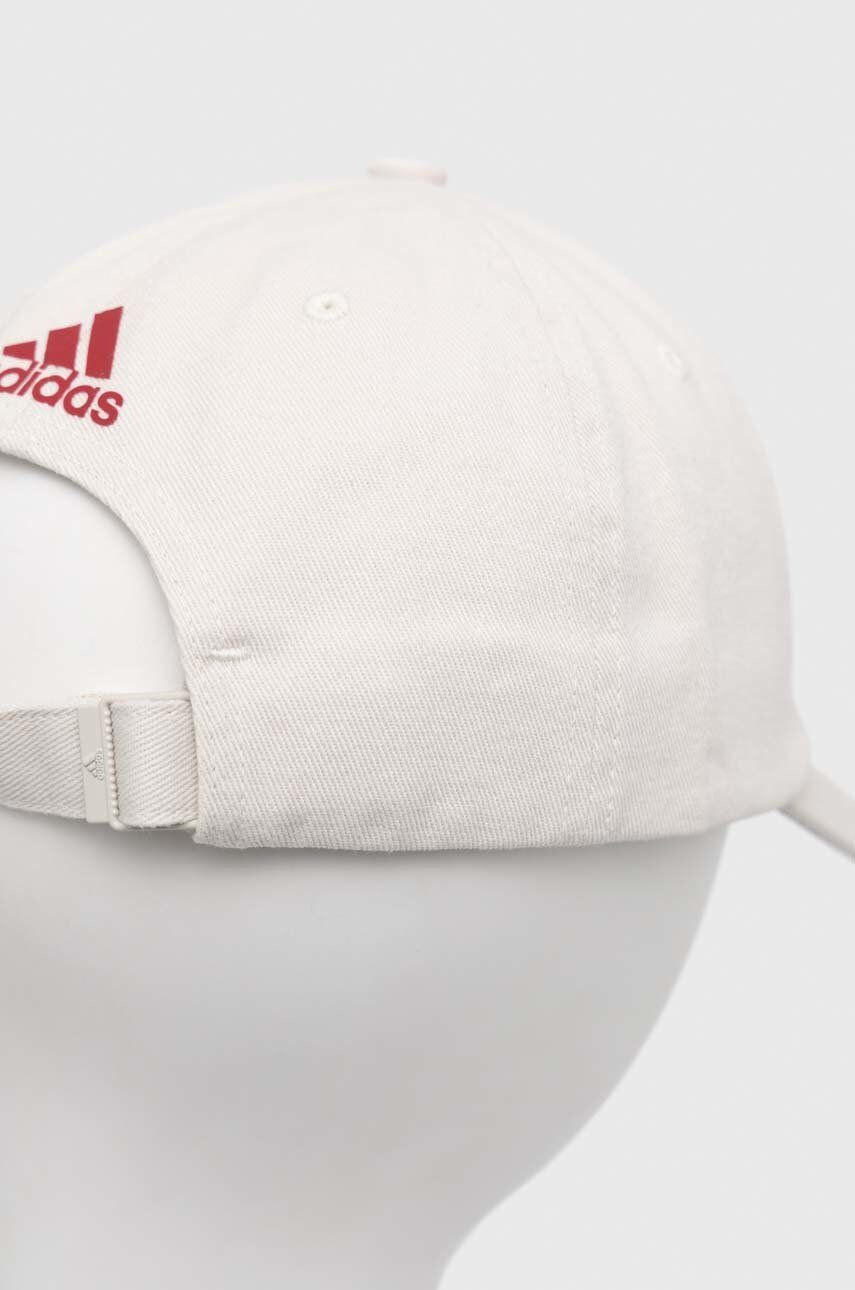 adidas Performance sapca culoarea bej cu imprimeu - Pled.ro