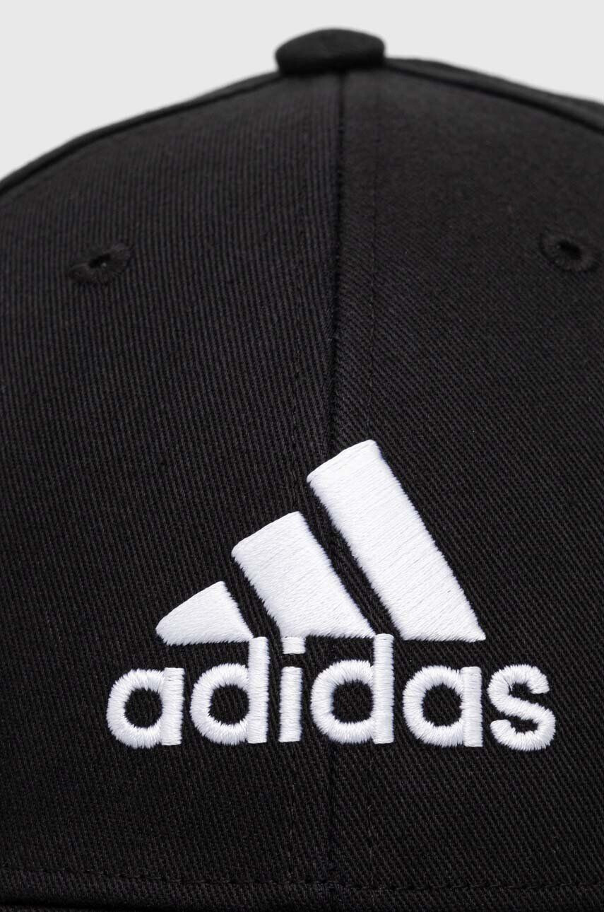 adidas Performance șapcă de baseball din bumbac culoarea negru cu imprimeu - Pled.ro