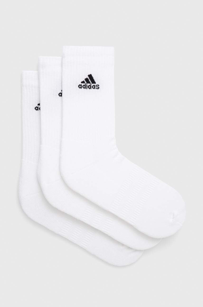 adidas Performance sosete 3-pack culoarea alb - Pled.ro