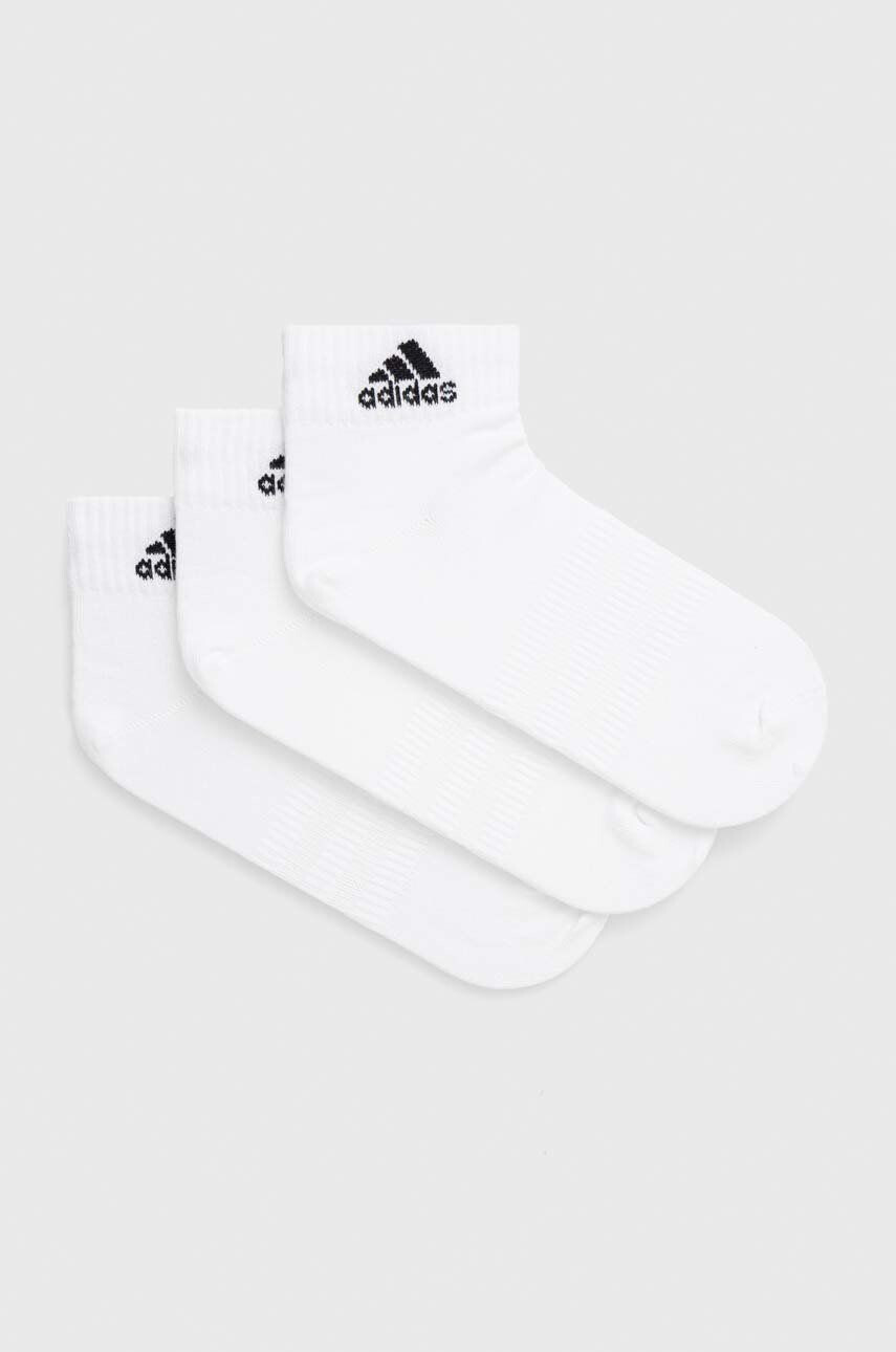 adidas Performance sosete 3-pack culoarea alb - Pled.ro