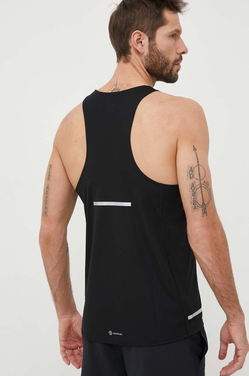 adidas Performance tricou de alergare Own the Run culoarea negru - Pled.ro