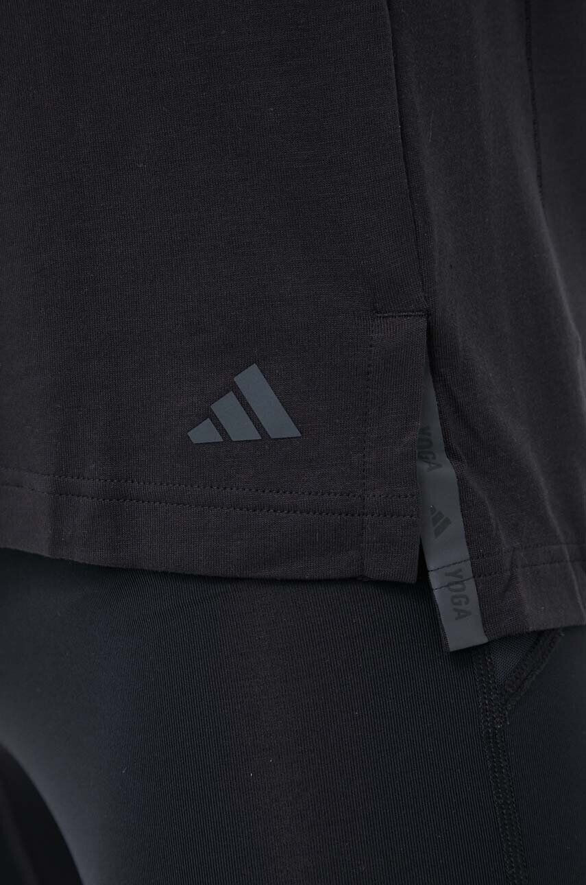 adidas Performance tricou de antrenament culoarea negru - Pled.ro