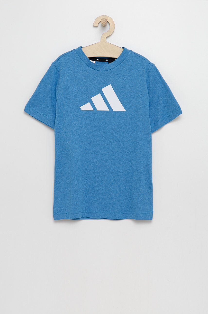 adidas Performance tricou de bumbac pentru copii HG8861 cu imprimeu - Pled.ro