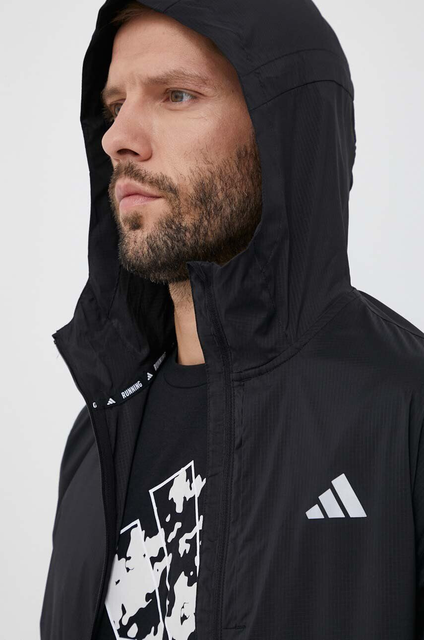 adidas Performance windbreaker Ultimate culoarea negru de tranzitie - Pled.ro