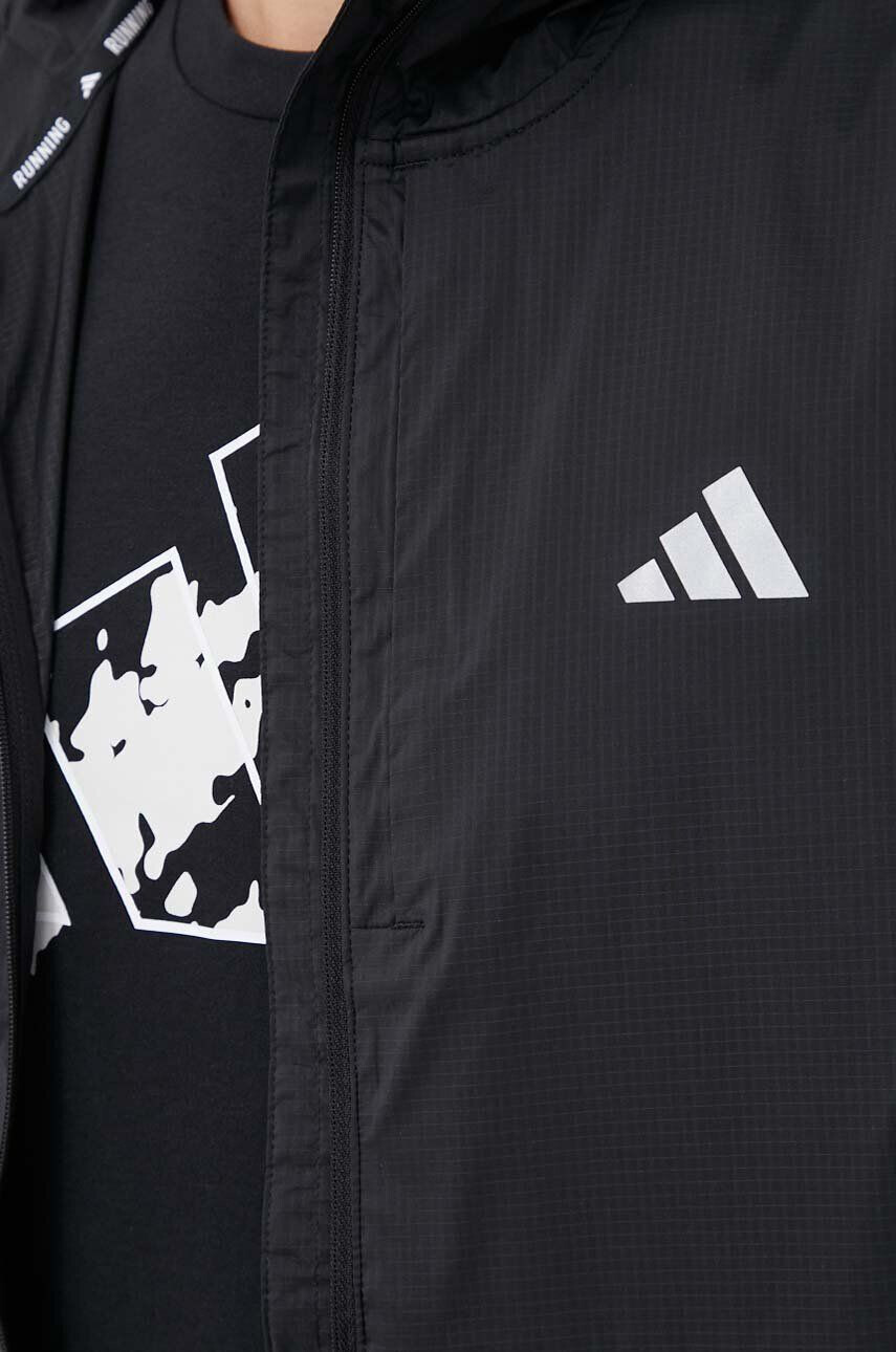 adidas Performance windbreaker Ultimate culoarea negru de tranzitie - Pled.ro