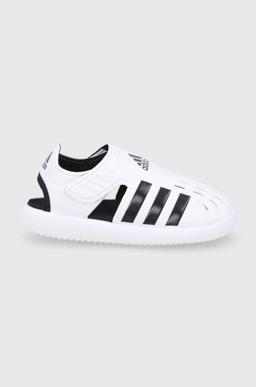 adidas sandale copii GW0387 culoarea alb - Pled.ro